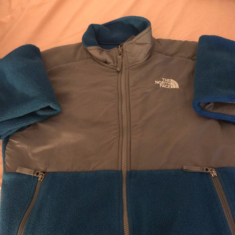 Blue and gray The North Face